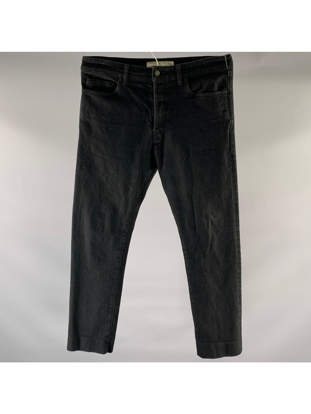 GOLDEN GOOSE Size 33 Black Cotton Blend Skinny Jeans